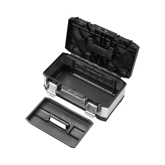 Stanley (1-95-618) Caixa de Ferramentas de Metal Galvanizado e Plástico de 20 polegadas