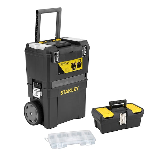 Stanley (1-95-649) Centro de Trabalho Móvel™, Conjunto de Caixa de Ferramentas e Organizador (3 peças)