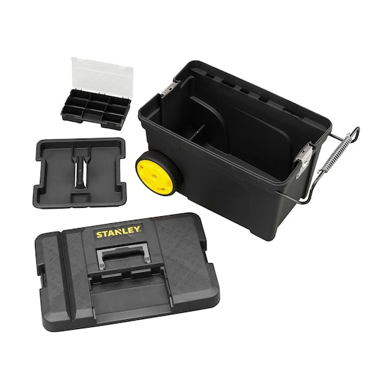 Stanley (1-97-503) Caixa de ferramentas móvel Pro de 53 litros com organizador removível