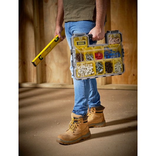 Stanley (1-97-519) FATMAX® Organizador profissional raso com fechos de plástico