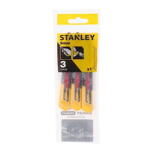 Cuchillo de seguridad deslizante Stanley (2-10-150) de 9 mm x 3