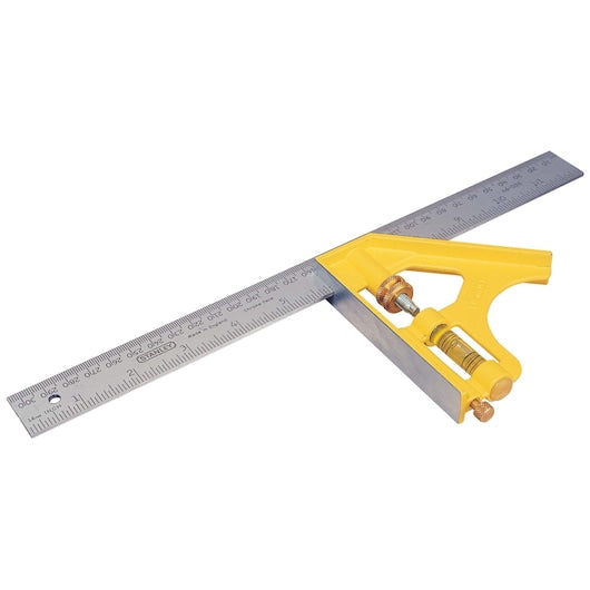 Esquadro Combinado Stanley (2-46-028) em Metal Fundido (300mm)