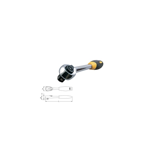 Roquete Stanley (4-85-576) Microtough® de 143 mm e 1/4"