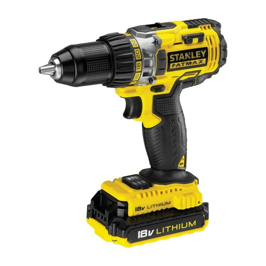 Furadeira/Parafusadeira Compacta Stanley (FMC600D2-QW) FATMAX® 18V 2.0Ah