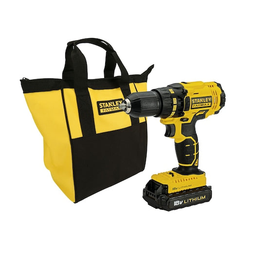 Furadeira/Parafusadeira Stanley (FMC601C2S-QW) FATMAX® 18V 1.3Ah em Bolsa Macia