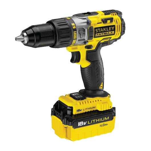 Furadeira/Parafusadeira de Impacto Stanley (FMC625M2S-QW) FATMAX® 18V Li-Ion com 2 baterias de 4,0Ah em Bolsa Macia