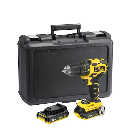 Furadeira/Parafusadeira de Impacto Sem Fio Stanley (FMC627D2-QW) FATMAX® V20 18V Premium com Motor Brushless