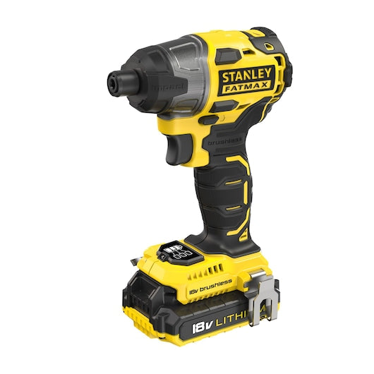 Parafusadeira de impacto sem fio Stanley (FMC647D2-QW) FATMAX® V20 18V Premium sem escovas
