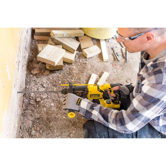 Furadeira de impacto SDS+ sem fio Stanley (FMCD900B-XJ) FATMAX® V20 18V Premium sem escovas (somente ferramenta)