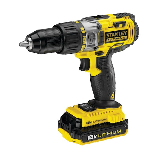 Furadeira de impacto Stanley (FMCK461D2T-QW) FATMAX® 18V + Parafusadeira de impacto 18V com encaixe TSTAK
