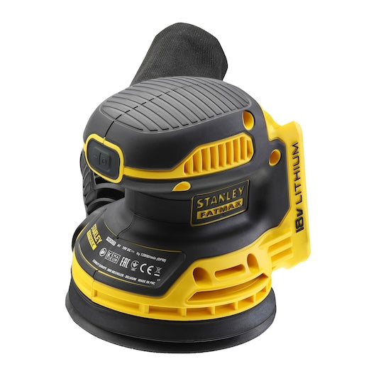 Lixadeira Orbital Aleatória Stanley (FMCW220B-XJ) FATMAX® V20 18V (Somente a Ferramenta)