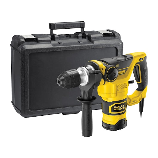 Furadeira de impacto SDS PLUS Stanley (FME1250K-QS) 1250W 3,5J com estojo de ferramentas