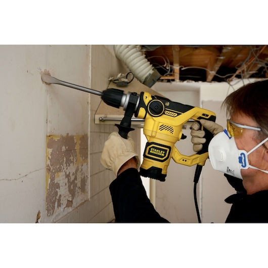Furadeira de impacto SDS PLUS Stanley (FME1250K-QS) 1250W 3,5J com estojo de ferramentas