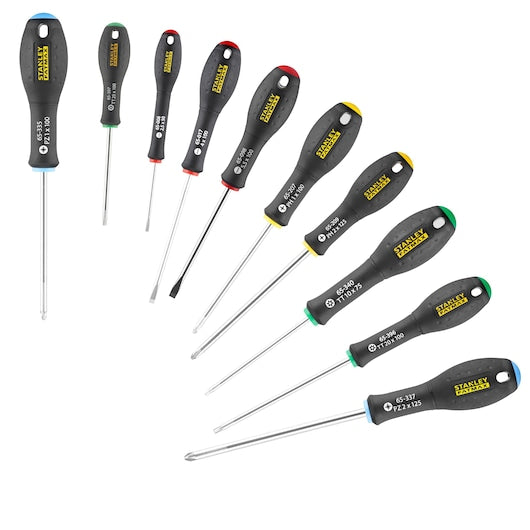 Conjunto de chaves de fenda Stanley (FMHT0-62128) FATMAX® (10 peças)
