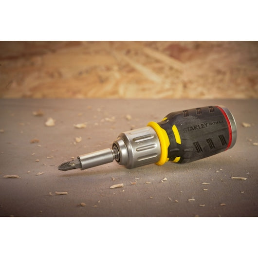 Chave de fenda curta com Roquete Stanley (FMHT0-62688) FATMAX® com 6 pontas