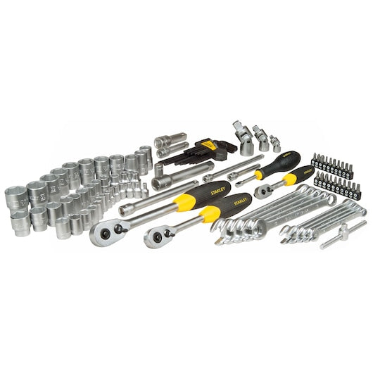 Jogo de Chaves de Caixa Stanley (FMHT0-73925) FATMAX® Cromado Acetinado Misto (96 peças)