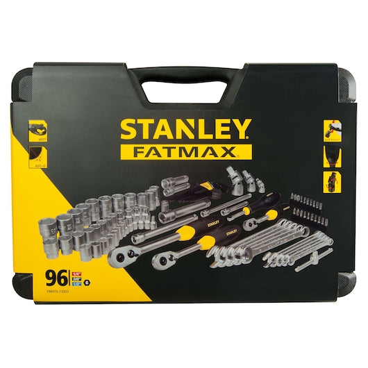 Jogo de Chaves de Caixa Stanley (FMHT0-73925) FATMAX® Cromado Acetinado Misto (96 peças)