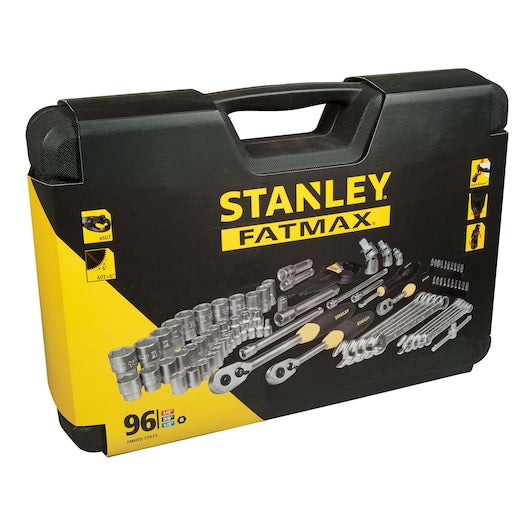 Jogo de Chaves de Caixa Stanley (FMHT0-73925) FATMAX® Cromado Acetinado Misto (96 peças)