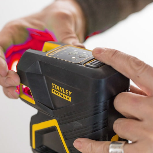 Nível a laser Stanley (FMHT1-77414) FATMAX® com feixe cruzado e 2 pontos (vermelho)