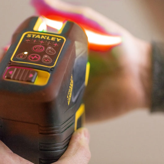 Nível a laser Stanley (FMHT1-77414) FATMAX® com feixe cruzado e 2 pontos (vermelho)