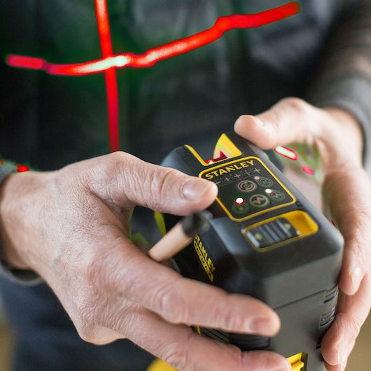 Nível a laser Stanley (FMHT1-77414) FATMAX® com feixe cruzado e 2 pontos (vermelho)