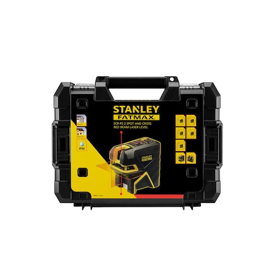Nível a laser Stanley (FMHT1-77414) FATMAX® com feixe cruzado e 2 pontos (vermelho)