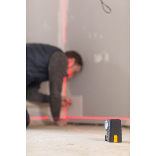 Nível a laser Stanley (FMHT1-77415) FATMAX® com travessa e 5 pontos - Vermelho
