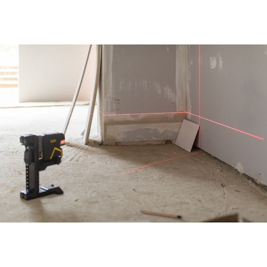 Nível a laser Stanley (FMHT1-77415) FATMAX® com travessa e 5 pontos - Vermelho