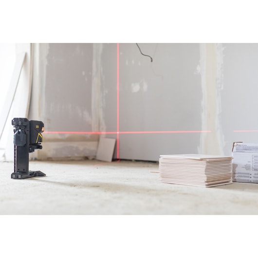 Nível a laser Stanley (FMHT1-77415) FATMAX® com travessa e 5 pontos - Vermelho