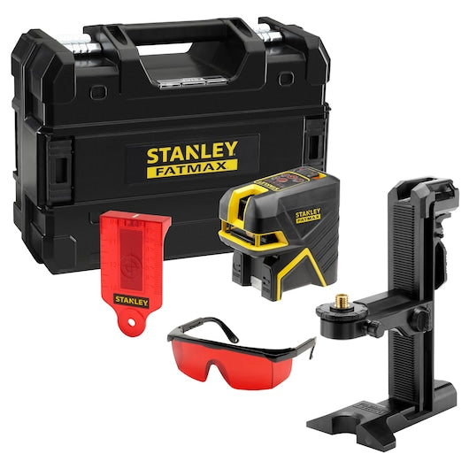 Nível a laser Stanley (FMHT1-77415) FATMAX® com travessa e 5 pontos - Vermelho