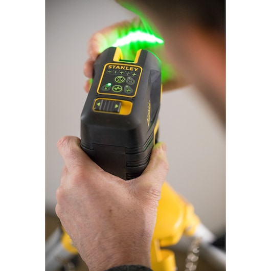 Nível a laser Stanley (FMHT77597-1) FATMAX® de 2 pontos e linhas cruzadas (verde)