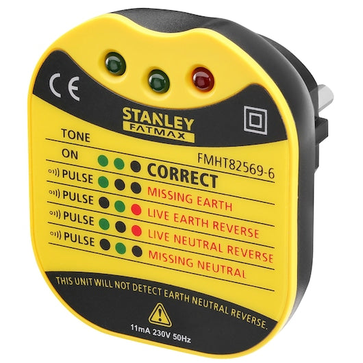 Testador de Tomada de Parede de 2 Pinos Stanley (FMHT82569-6) FATMAX®