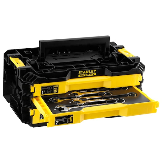Stanley (FmmT98107-1) FATMAX® Kit de 3 gavetas de 1/4 pol. e 1/2 pol. (126 peças)