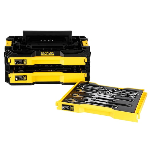 Stanley (FmmT98107-1) FATMAX® Kit de 3 gavetas de 1/4 pol. e 1/2 pol. (126 peças)