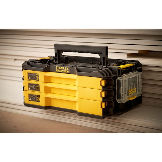Stanley (FmmT98107-1) FATMAX® Kit de 3 gavetas de 1/4 pol. e 1/2 pol. (126 peças)