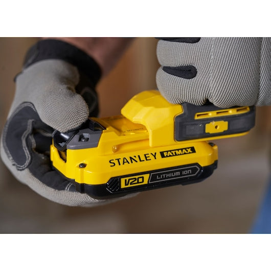 Kit de Furadeira/Parafusadeira Stanley (SFMCD710C2K-QW) 18V V20 sem Escovas - 1,5Ah