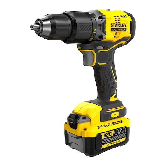 Kit de Furadeira/Parafusadeira de Impacto Stanley (SFMCD715M2K-QW) 18V V20 sem Escovas - 4.0Ah