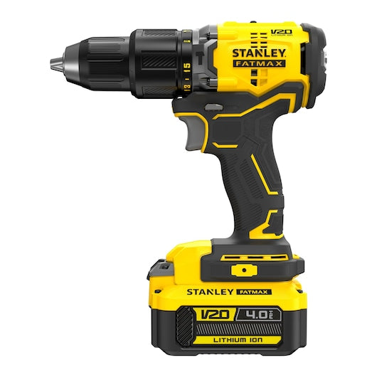Kit de Furadeira/Parafusadeira de Impacto Stanley (SFMCD715M2K-QW) 18V V20 sem Escovas - 4.0Ah