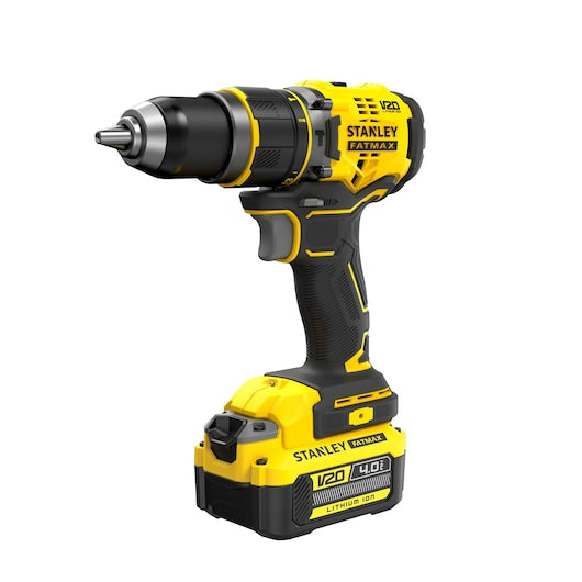 Kit de Furadeira/Parafusadeira de Impacto Stanley (SFMCD721M2K-QW) Premium 18V V20 com Motor Brushless - 4.0Ah