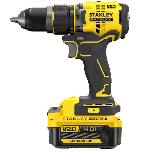 Kit de Furadeira/Parafusadeira de Impacto Stanley (SFMCD721M2K-QW) Premium 18V V20 com Motor Brushless - 4.0Ah