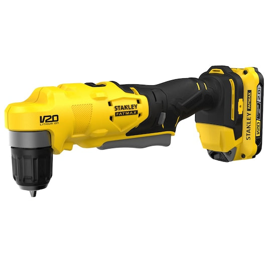 Kit de Furadeira/Parafusadeira Angular Stanley (SFMCD750D2K-QW) 18V V20 - 2.0Ah