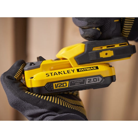 Kit de Furadeira/Parafusadeira Angular Stanley (SFMCD750D2K-QW) 18V V20 - 2.0Ah