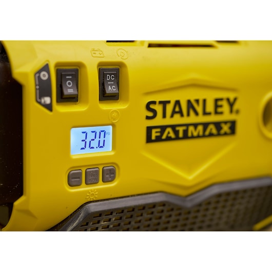 Inflador Stanley (SFMCE520B-QW) 18V V20 (Somente a ferramenta)