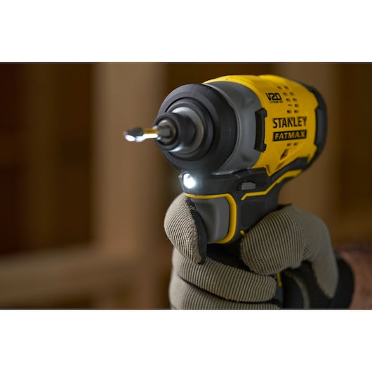 Parafusadeira de impacto sem fio Stanley (SFMCF810B-XJ) 18V FATMAX® V20 com motor sem escova (somente ferramenta)