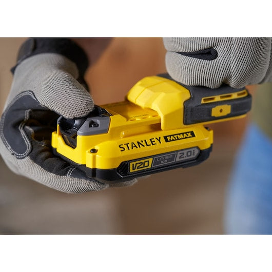 Parafusadeira de impacto sem fio Stanley (SFMCF810B-XJ) 18V FATMAX® V20 com motor sem escova (somente ferramenta)