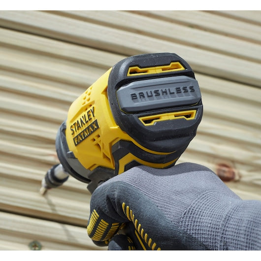 Parafusadeira de impacto Stanley (SFMCF820D2K-QW) 18V V20 sem escova, 3 velocidades - Kit de 2,0Ah