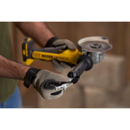 Esmerilhadeira angular sem escova Stanley (SFMCG700B-XJ) 18V V20 de 125 mm (somente ferramenta)