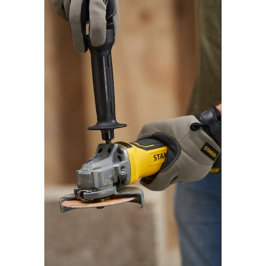 Esmerilhadeira angular sem escova Stanley (SFMCG700B-XJ) 18V V20 de 125 mm (somente ferramenta)