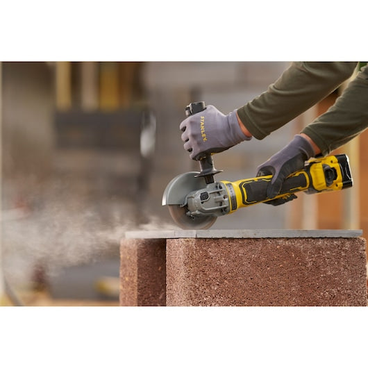 Esmerilhadeira angular sem escova Stanley (SFMCG700B-XJ) 18V V20 de 125 mm (somente ferramenta)