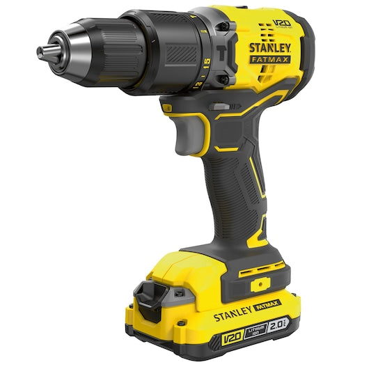 Stanley (SFMCK461D2T-QW) Parafusadeira Combinada e de Impacto sem Escova V20 18V - Kit Prostack 2x2.0Ah